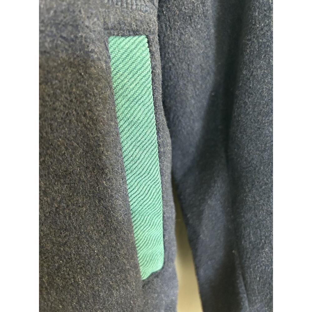 J.Crew Navy Green Warm-Up Fleece Pullover XS CP983 - Picture 6 of 12